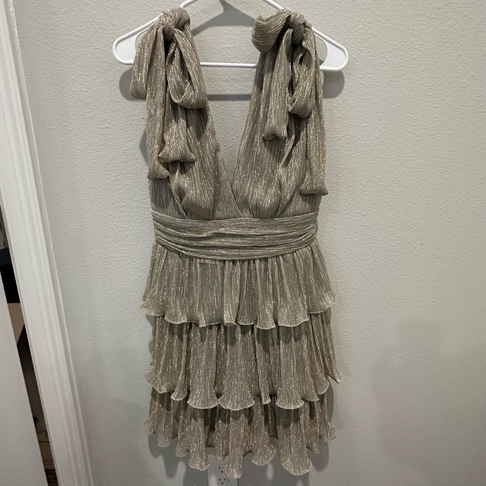 Gold Shimmer Dress - Worn Once